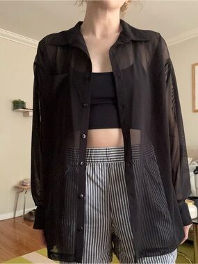 Sheer blouse